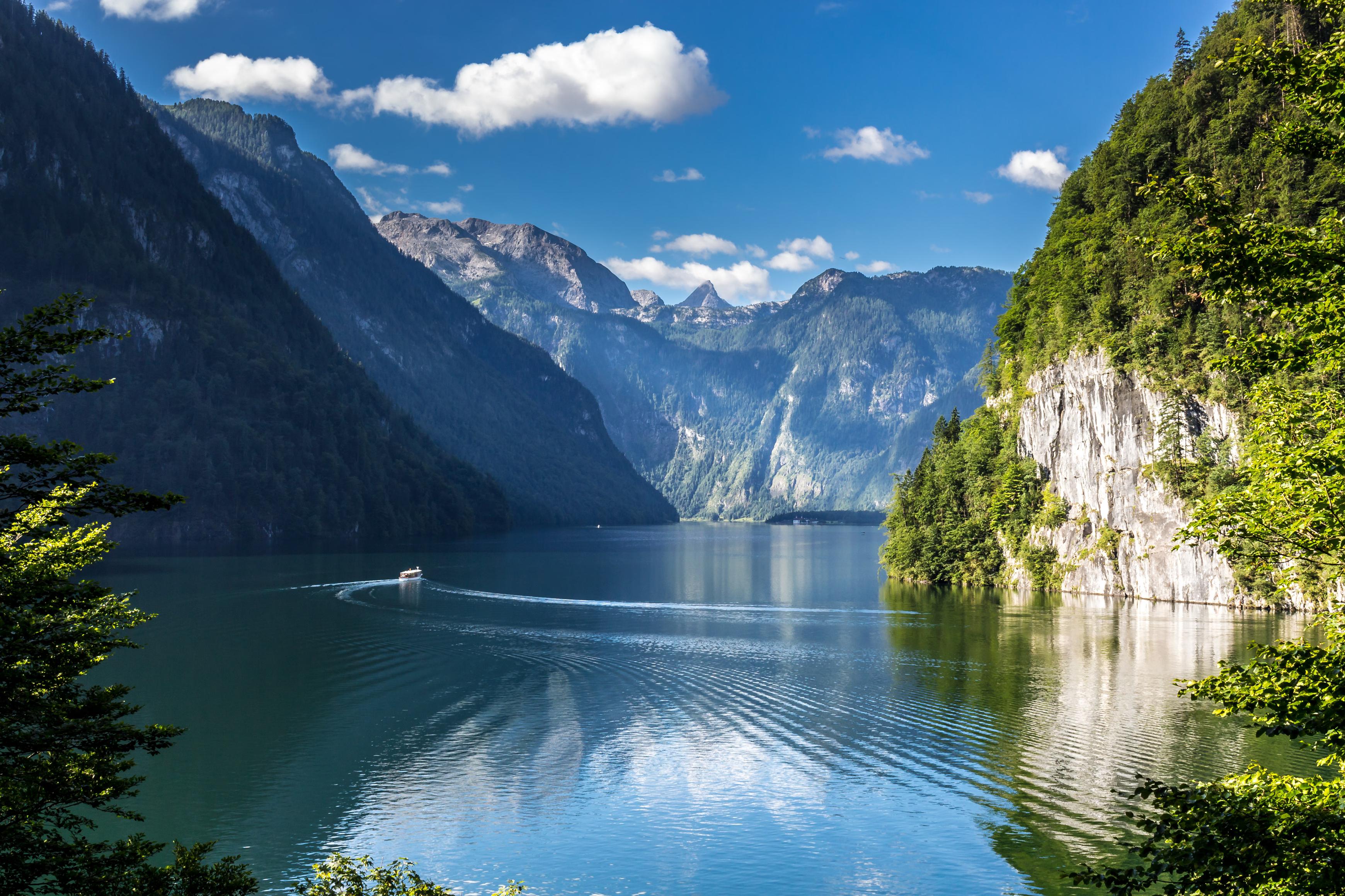 Oberbayern See im Nationalpark Berchtesgaden